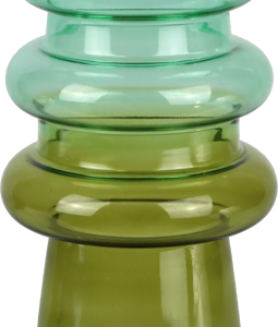 7599 VASE EN VERRE GREEN HARMONY